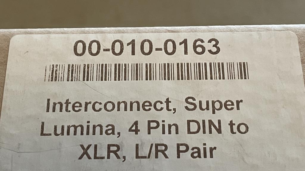 Super Lumina DIN to XLR