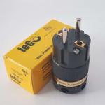 Reinsilber Schukostecker (absolut best sound) Pure Silver Rhodium Plated Hi‐End Power Plug