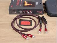 Fire high end silver audio interconnects XLR 1,5 metre