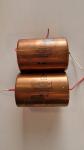 Capacitors Audio Note Copper Foil Paper in Oil PiO Non Magnetic 6,8uF 300V 2 pcs
