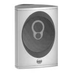 KOMPONENT 104 Standlautsprecherpaar in silber - Vintage - guter Zustand