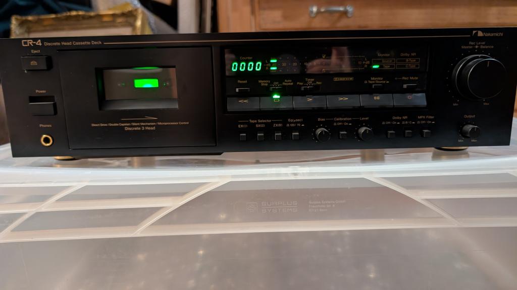 Nakamichi CR-4 – Discrete 3-Head Kassettendeck