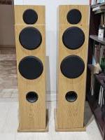 High-end DIY floorstanding speakers, professionally built around the Troels Gravesen SBA-761 Satori design.