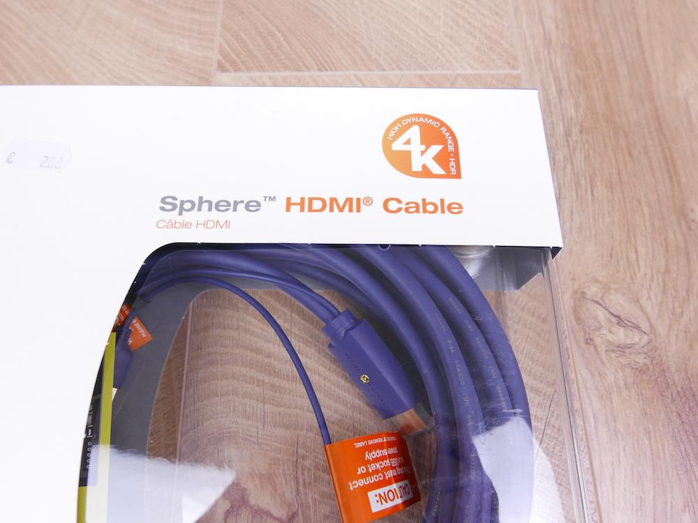 Sphere HDMI 2.0 18 Gbps UltraHD 4K Superior 3D digital audio cable 9,0 metre NEW