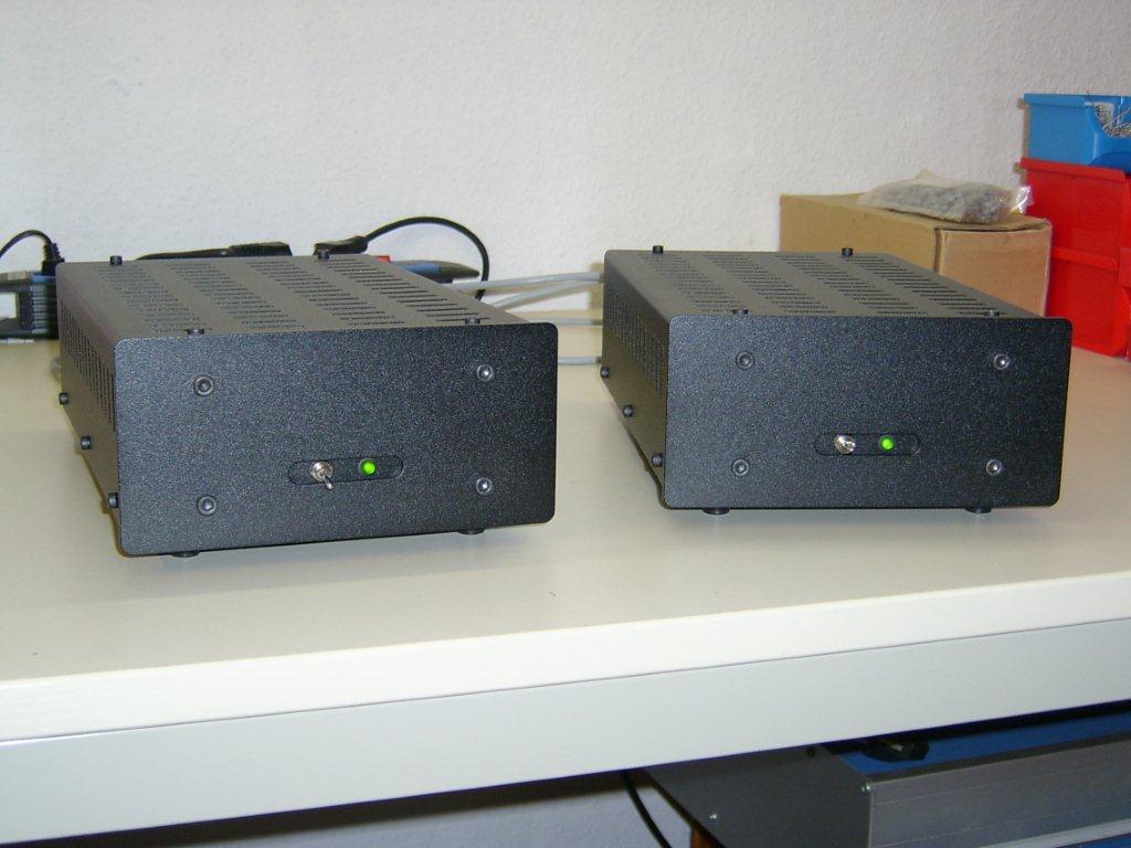 Röhrenphono MK2b Ultimate Version, 2 Gehäuse, Spulennetzteil, EC86/EC806S Röhren, Version 2021