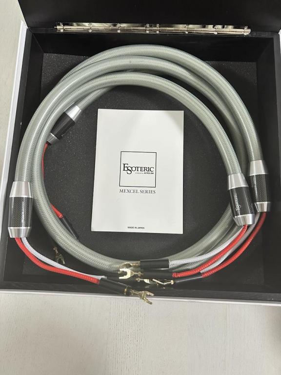 Esoteric 7N-S9000 MEXCEL 2.0m Speaker Cable, Single Item, Not a Pair