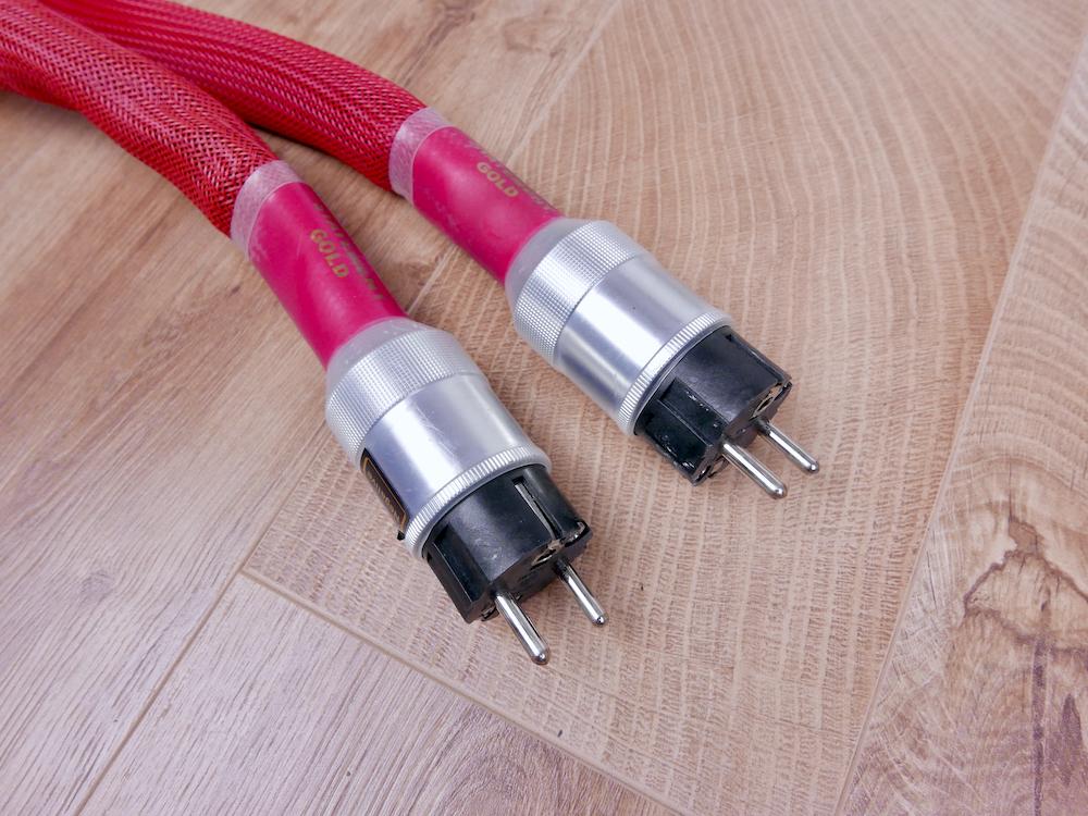 Statement Gold highend audio power cables 1,8 metre (2 available)