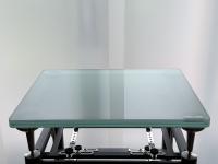 Exoteric Glass Turntable Plattform, white 1x