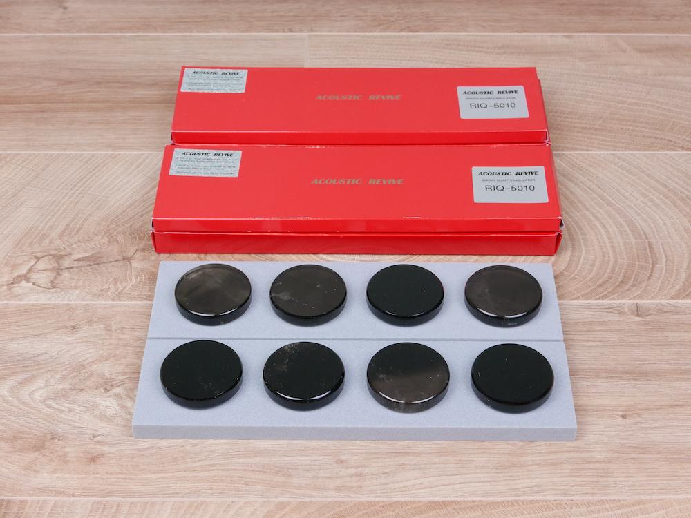 RIQ-5010 Pure Smokey Quartz Insulators NEW (2 sets of 4 available)