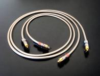 Silber RCA Interconnect Kabel 0,75m (1,2m/ 1,5m)
