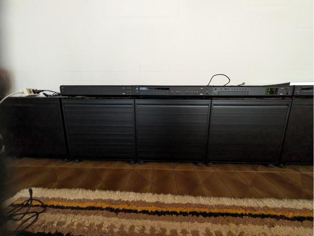 Braun Braun Atelier Last Edition (1990) – komplette Vintage HiFi Anlage mit PA4, C4, CC4, CD5, P4, M15 + 7 GS 5