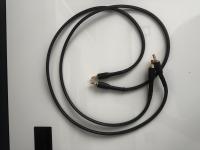 German Highend Reinsilber DC Kabel mit Original Keces Stecker