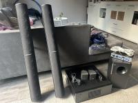 Lautsprechersystem mit Verstärker und Fireface