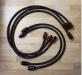 5x audiocrast Netzkabel in 3x 1,50m und 2x 1,00m - Schuko - Klangtipp! -Versand aus Deutschland