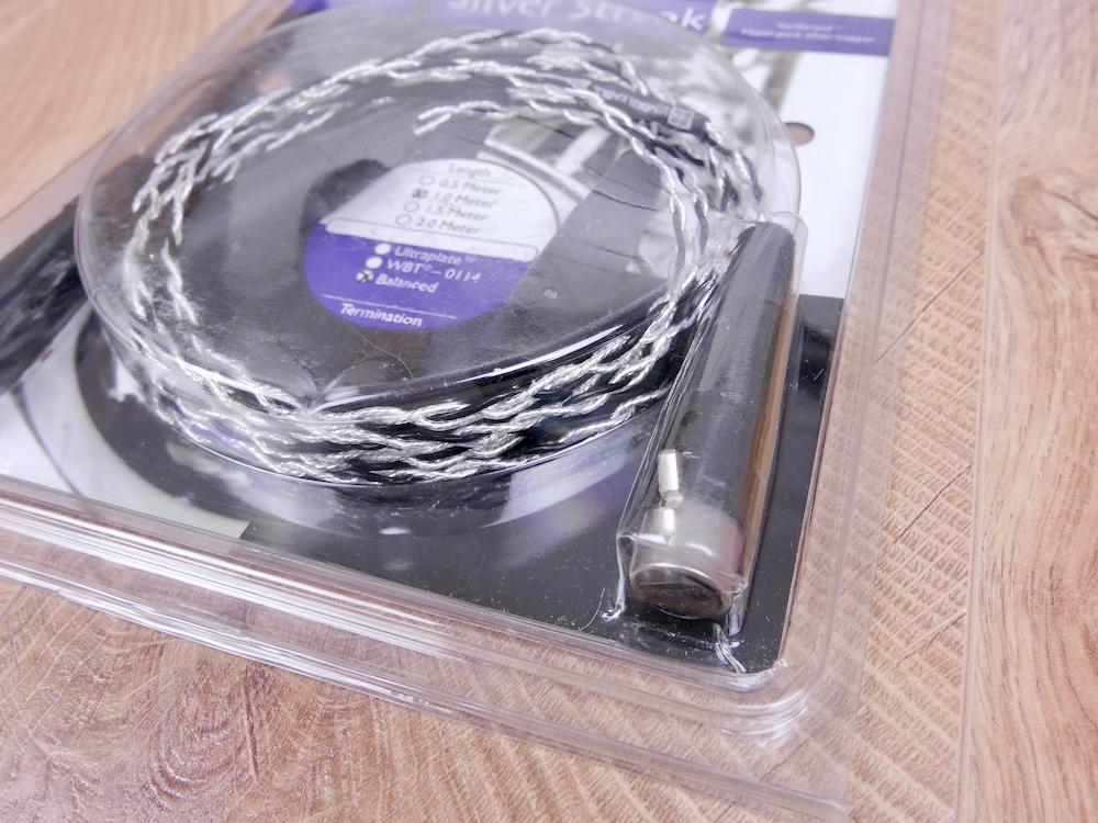 Silver Streak audio interconnects XLR 1,0 metre NEW