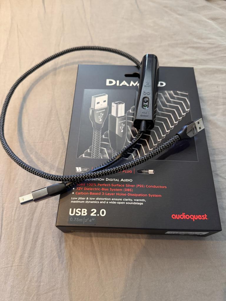 AudioQuest Diamond USB 2.0 A to B 0.75cm