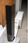 Aura 60 floorstanding speakers in stunning macassar finish - unused in original boxes