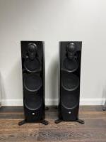LINN Klimax 350 E/Organik Lautsprecher Paar, Hochglanz Schwarz