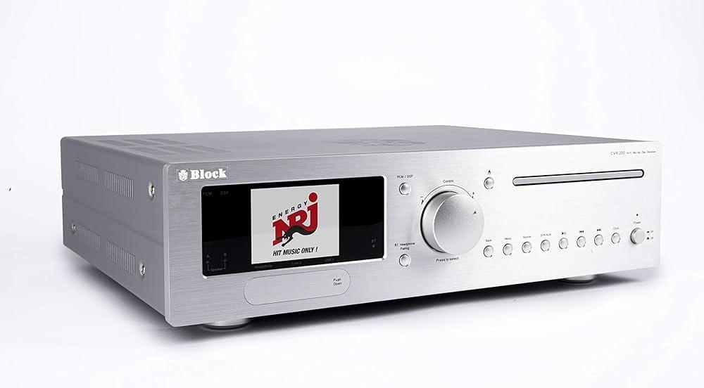 Block Audio BLOCK CVR 200 HIFI BLU RAY CD RECEIVER BLACK 6935335328 