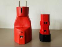 Qsa schwarz/rot jitter-power-conditioner  			