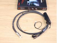 Angel highend silver audio Phono Tonearm interconnect DIN-RCA 1,2 metre