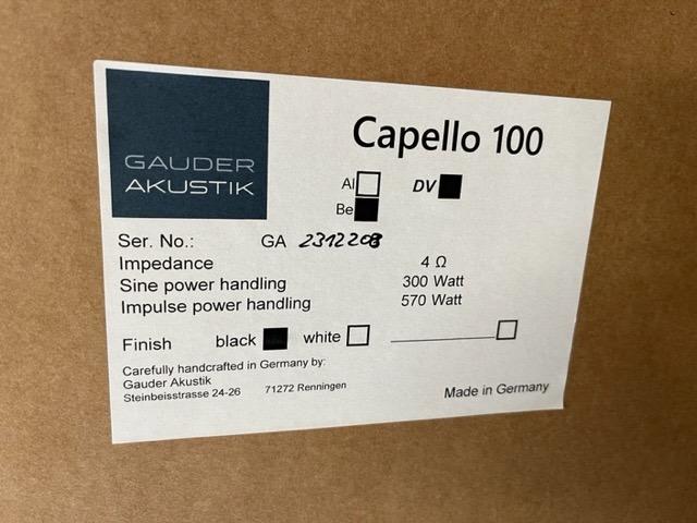Capello 100 Double Vision - Im Kundenauftrag