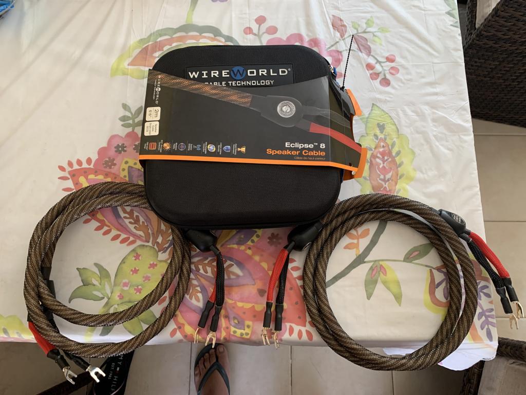 Wireworld eclipse 8 speaker cables 2x2m