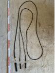 Audiophiles Anschlusskabel 3 m Textil – T1/T5 – neuwertig