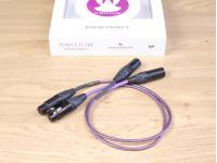 Leif Purple Flare audio interconnects XLR 0,6 metre