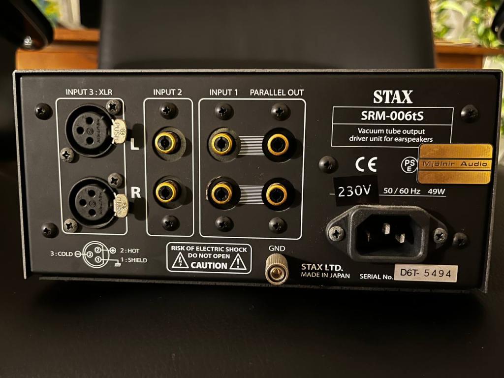 STAX STAX SRM-006tS – Röhrenverstärker mit Mjölnir-Audio-Modifikation ...