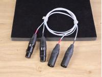 Stager Silver Solid audio interconnects XLR 1,0 metre