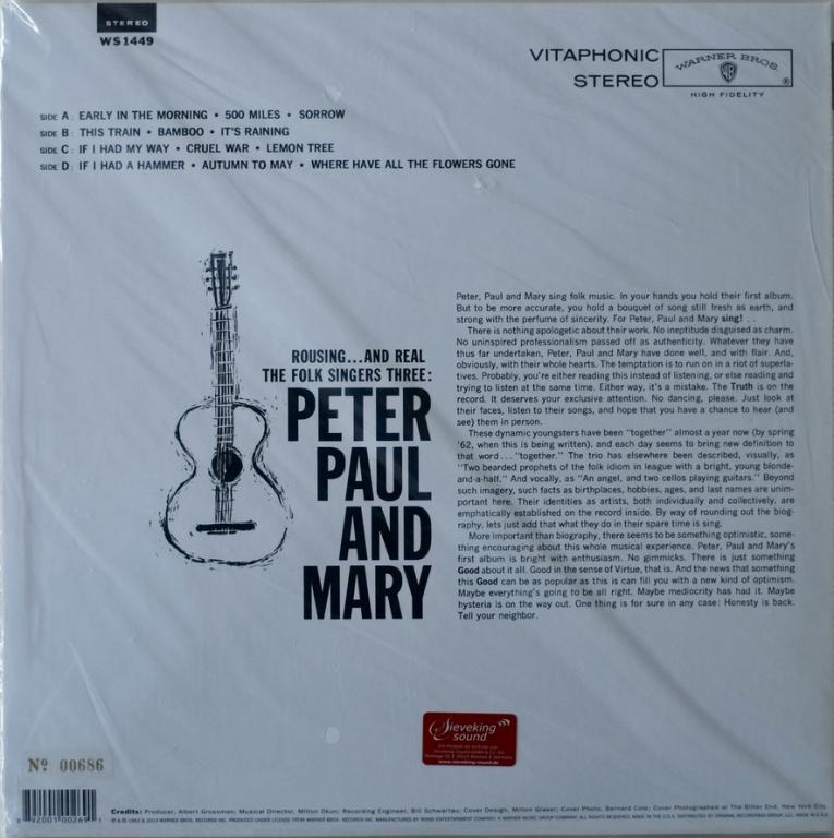 Peter, Paul And Mary Peter, Paul And Mary (7699209421) Folk/World