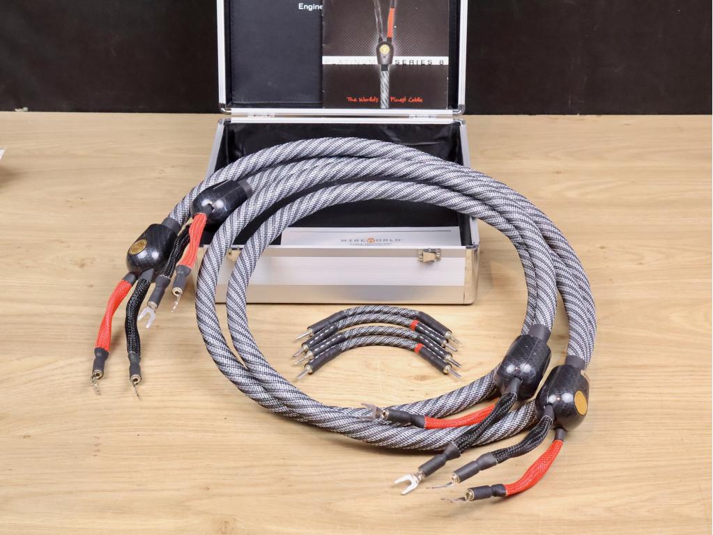 Wireworld Audio Platinum Eclipse 8 high end audio speaker cables 2,0 metre with jumpers