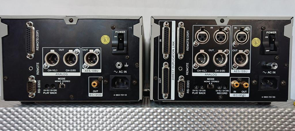 Sony Professional MiniDisc Recorder-Player Sony MDS-B5 & Professional ...