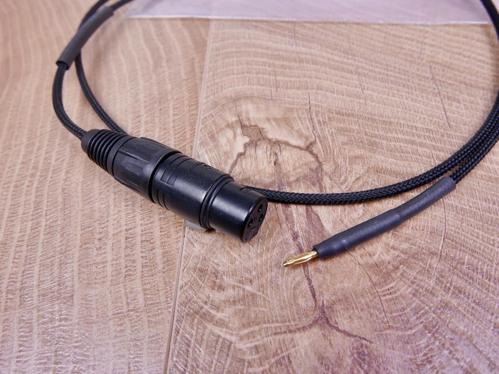 HD SX audio Ground Cable Mini Banana to female XLR 1,25 metre NEW