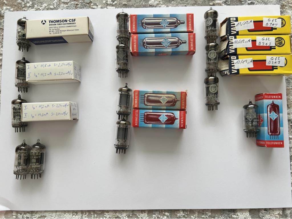 Telefunken Ecc 82, Ecc 88, Telefunken, Mullard, Valvo