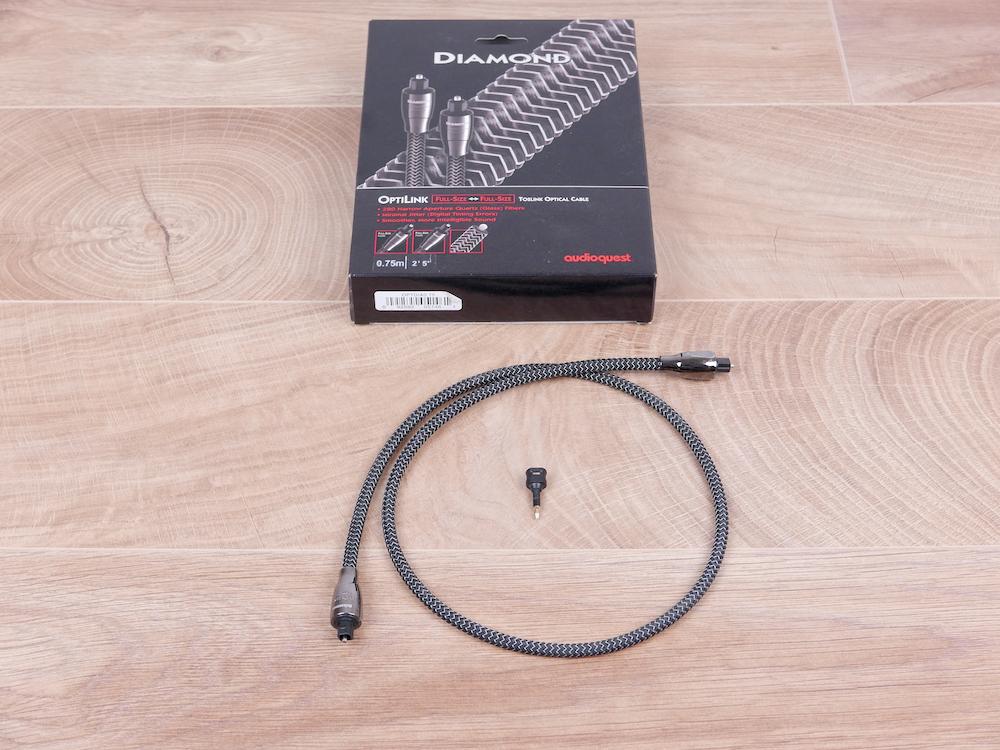 AudioQuest Diamond Toslink Optical Highend Audio Cable 0 75 Metre audioquest-diamond-toslink-optical-highend-audio-cable-0-75-metre
