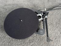 Rega Planar PL8 PL 8 Plattenspieler in schwarz mit Rega Wall Wandhalterung