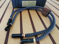 KS 1016 RCA Kabel 2x 0,5 Meter mit WBT-0102CU Steckern