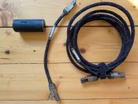 Stein music steinmusic inline gold lan isolator und lan-kabel highline cat8 3m high end neuwertig mit originalverpackung  			