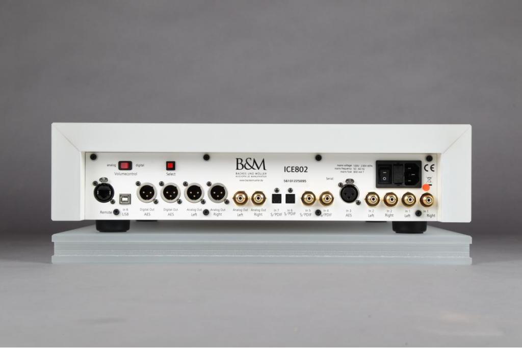 Backes & Müller BM ICE 802 mit FsVC - verlustfreie Lautstärkeregelung an B&M Lautsprechern möglich