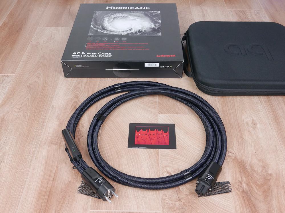 AudioQuest Hurricane HC High Current highend audio power cable C15 2,0 metre NEW