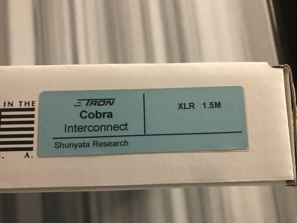 Shunyata Research Cobra ztron XLR