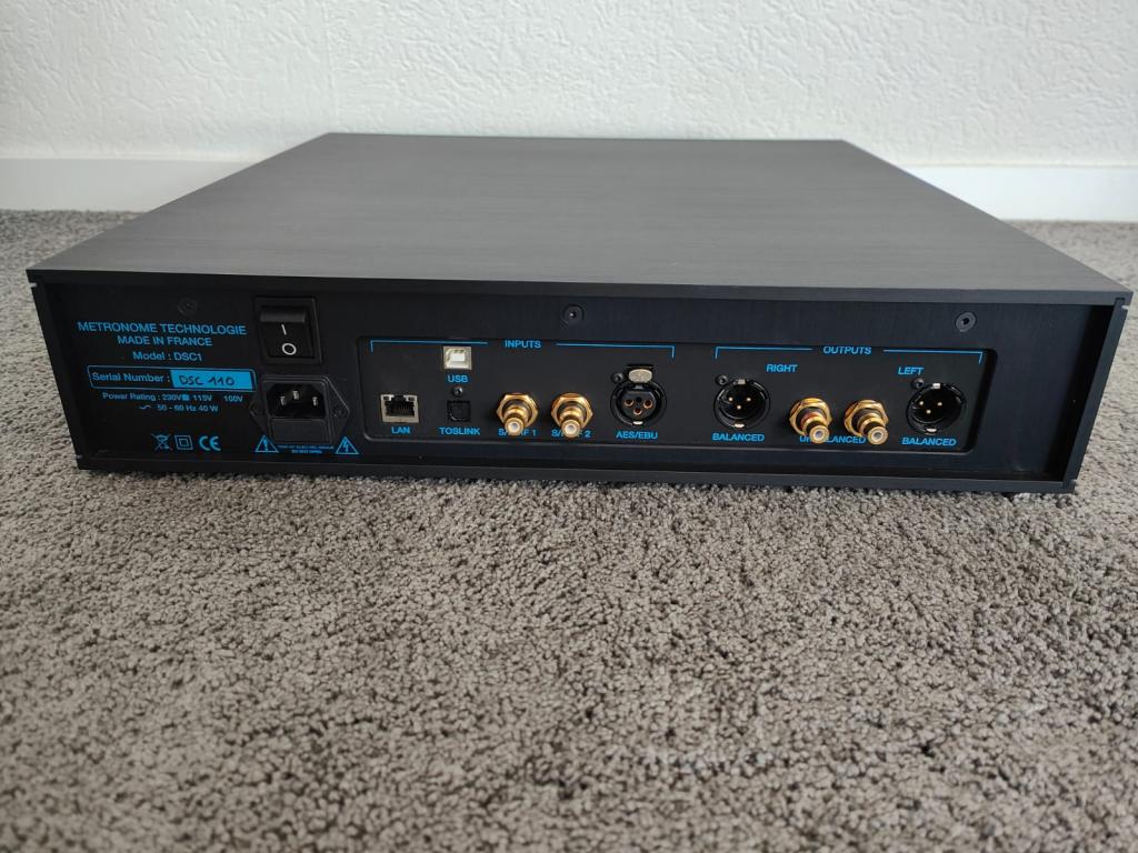 Métronome Technologie DSC-1 DSC1 High End Streamer mit DAC in schwarz