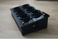 High End 6er Netzleiste in Acryl mit Kaltgerätebuchse -Versand aus Deutschland