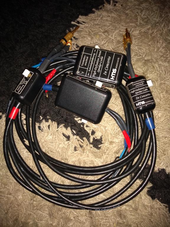 HMS Elektronik Concertato audio speaker cables 2,0 metre