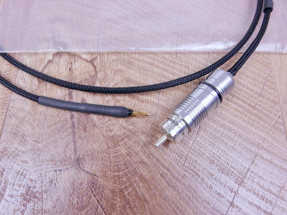 HD SX audio Ground Cable Mini Banana to RCA 1,25 metre NEW