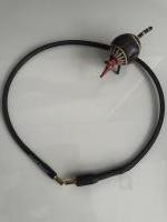 German Highend Reinsilber DC Kabel mit Original Keces Stecker
