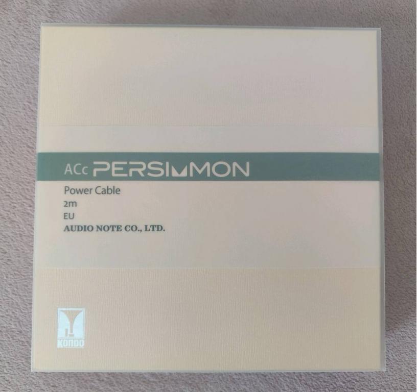 Audio Note Japan Audio Note Japan Kondo KSL-ACc Persimmon High End Netzkabel Stromkabel in 2m Neu