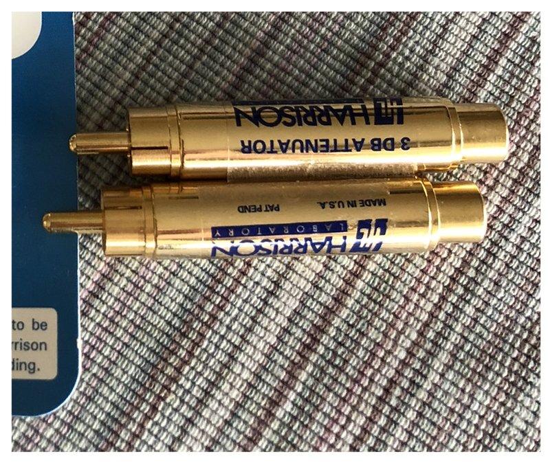 LINN Harrison Labs Attenuators (3dB) used with LINN KLOUT amps